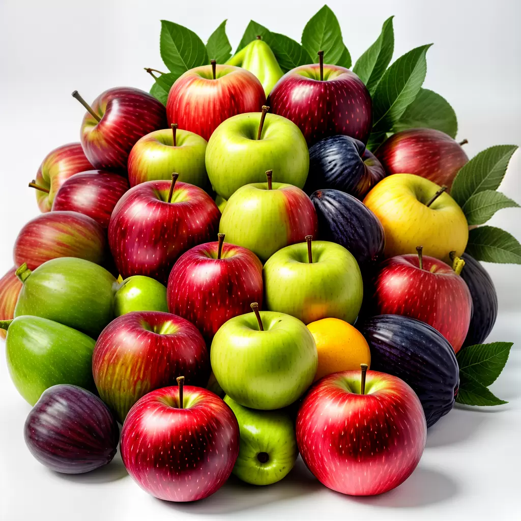 Fotos ilustracao frutas f letra colorido