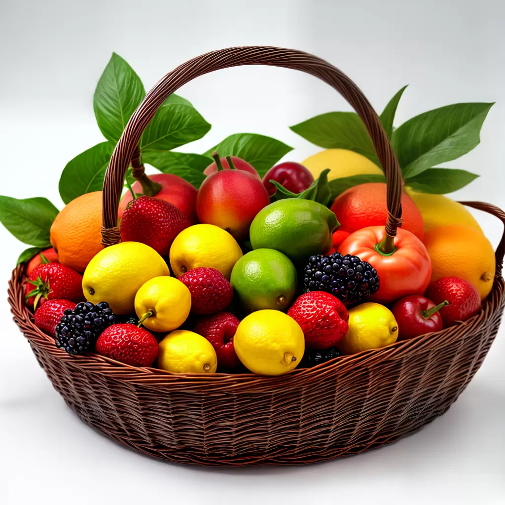 Fotos cesta frutas l lemon lime lychee loquat 4