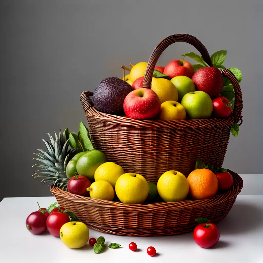 Fotos cesta frutas Q criancas colorindo