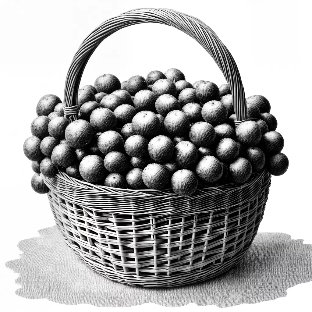 Fotos frutas t para colorir criancas cesta