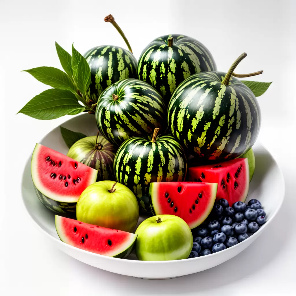Fotos frutas coloridas ilustracao cesta