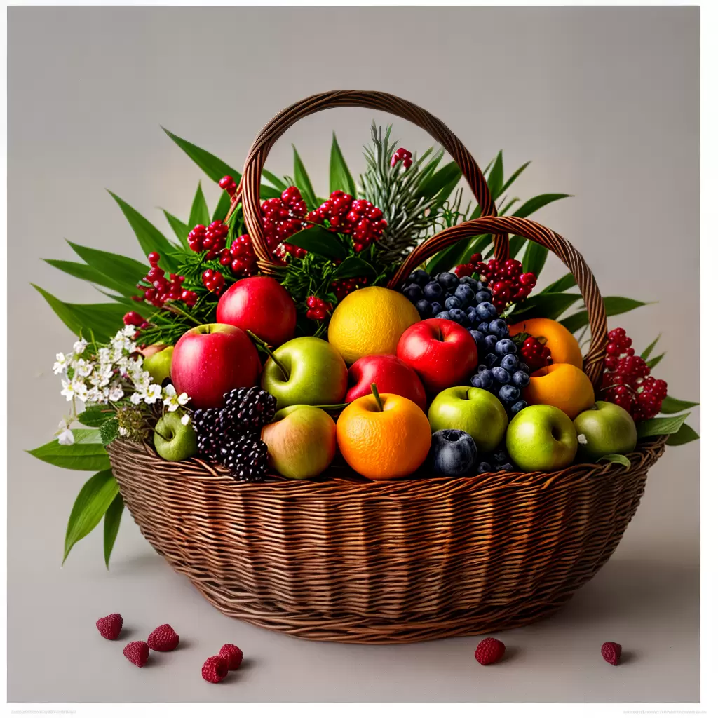 Fotos cesta frutas exoticas x letras infantil