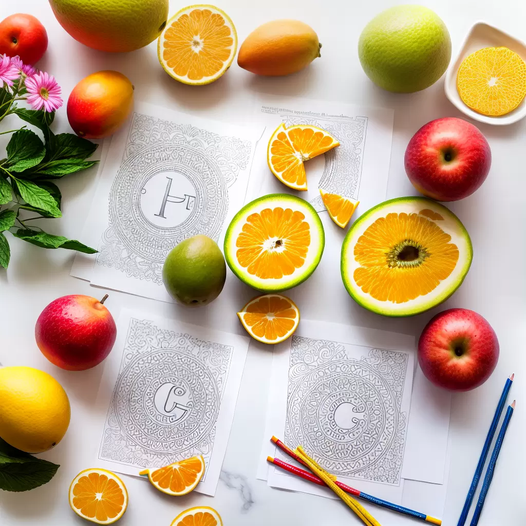 Fotos frutas para colorir letra y