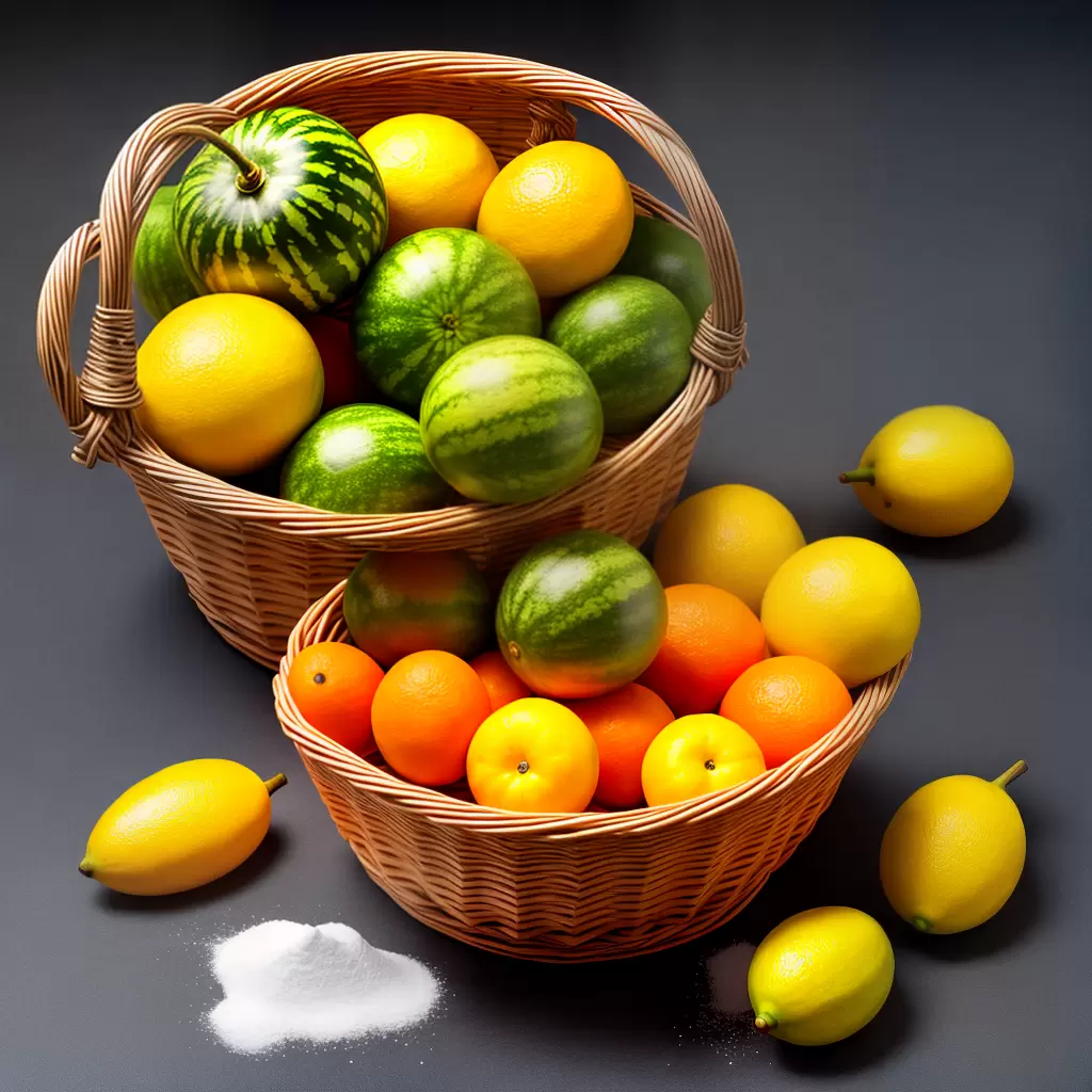 Fotos cesta frutas amarelas letra y colorir