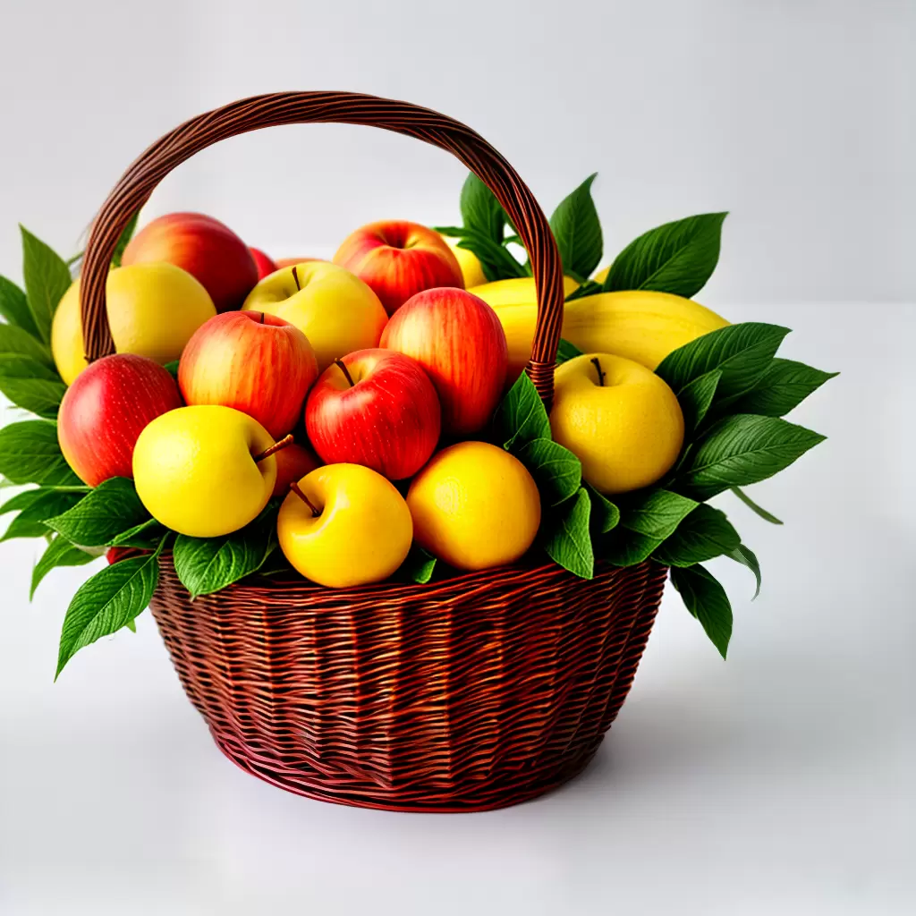 Fotos cesta frutas amarelas letra y 1