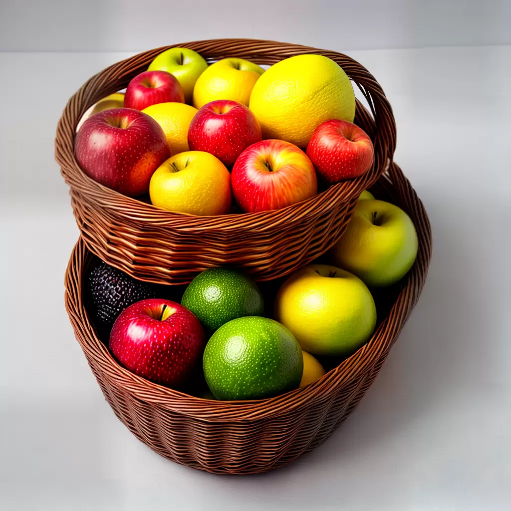 Fotos cesta frutas letra y infantil colorir