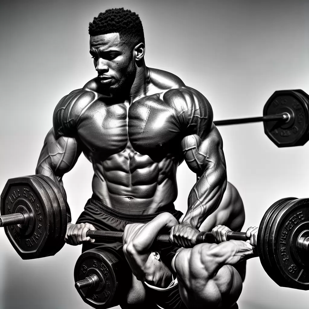 Fotos homem musculoso academia posteres motivacionais