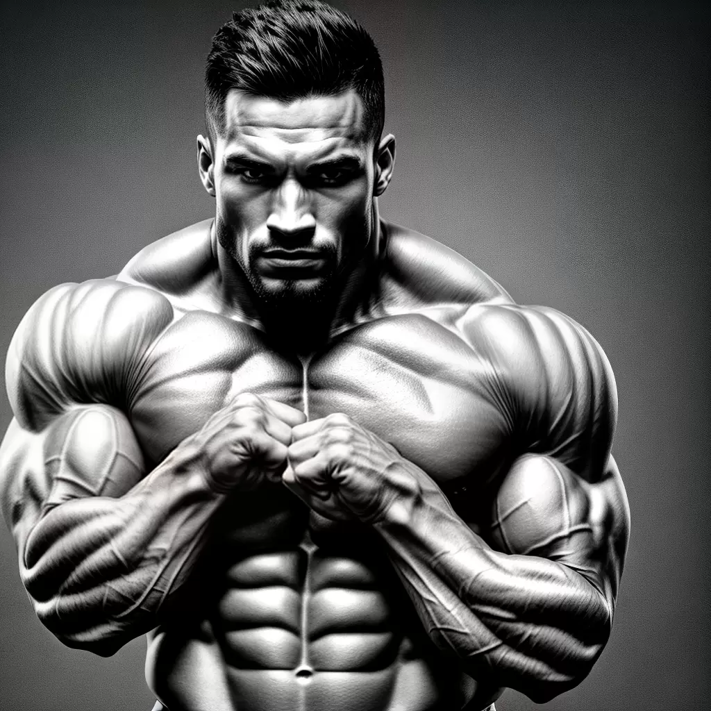 Fotos homem musculoso levantando pesos ginastica