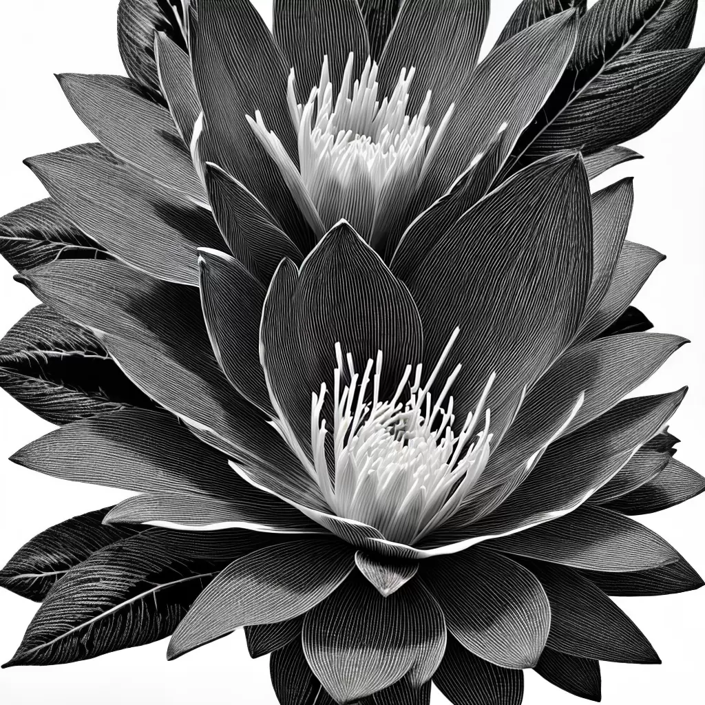 Fotos desenho cacto flor preto branco 2 Fotos desenho cacto flor preto branco 2