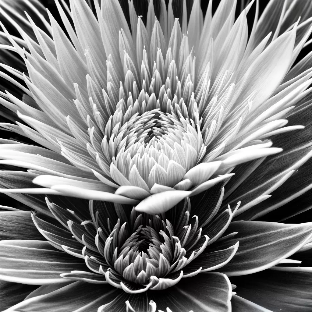 Fotos ilustracao flor cacto preto branco 1 Fotos ilustracao flor cacto preto branco 1