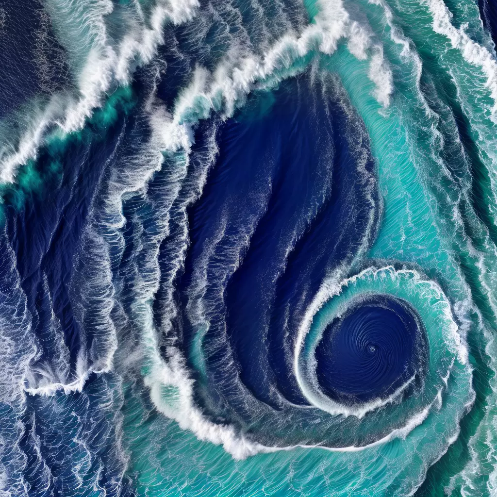 Fotos vortex oceano azul branco colorir