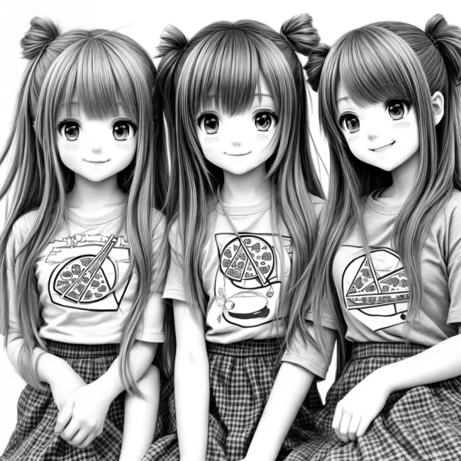 Fotos amigos anime sorrisos livro pizza