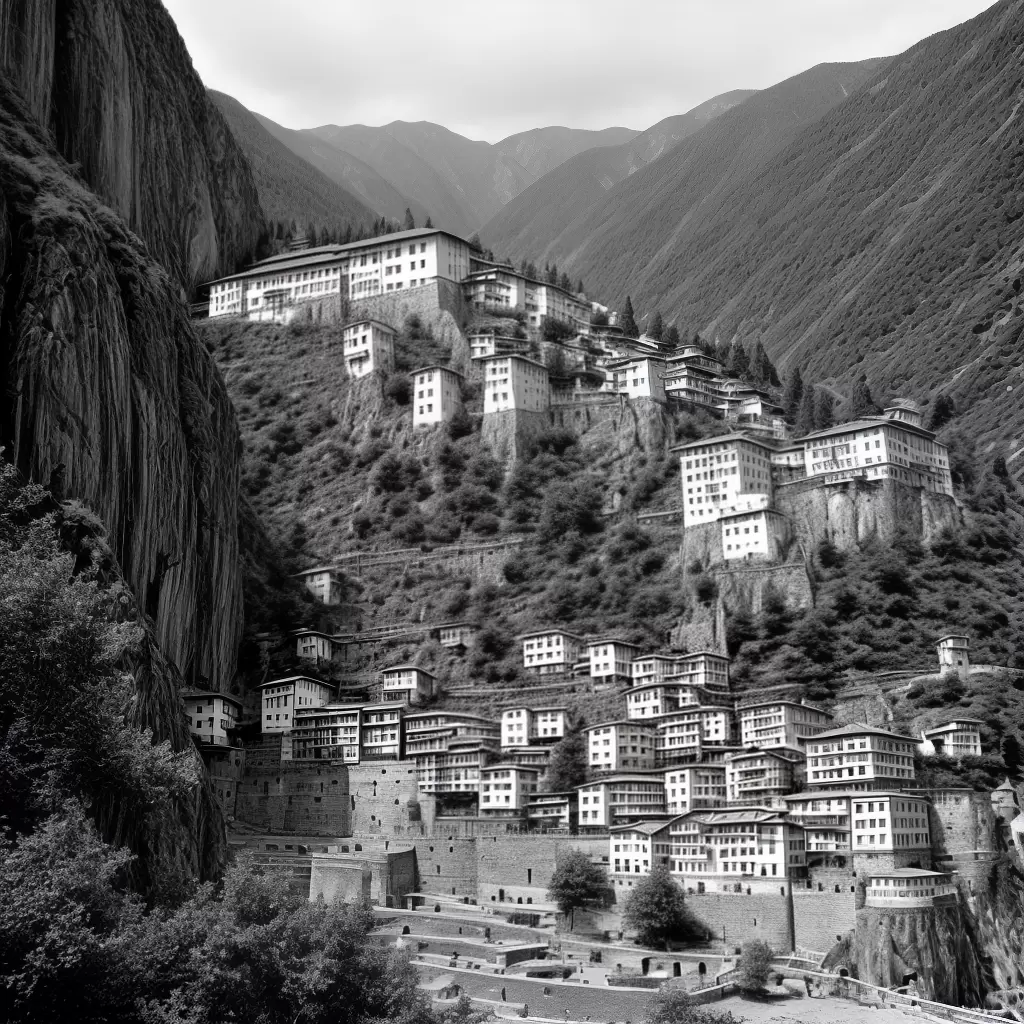 Fotos mosteiro sumela montanhas turquia 1