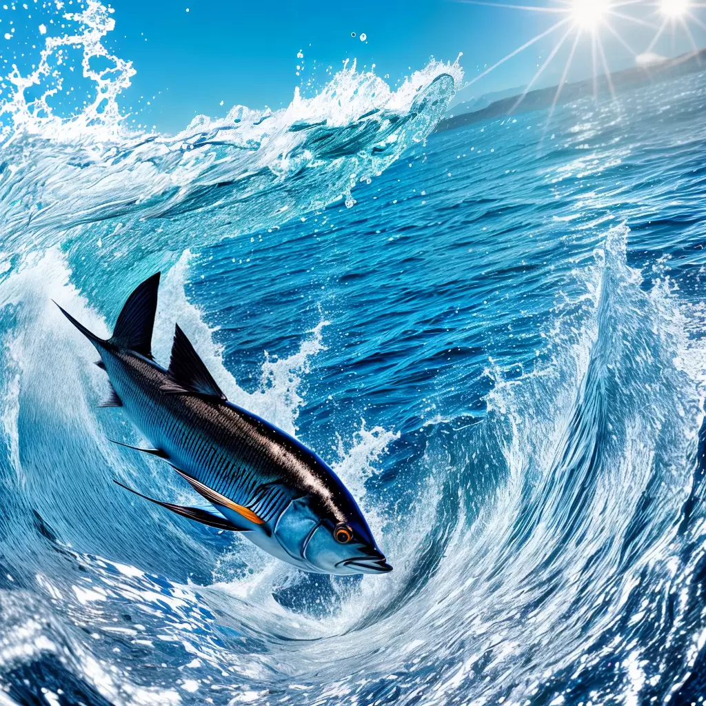 Fotos peixe marlin nadando cores