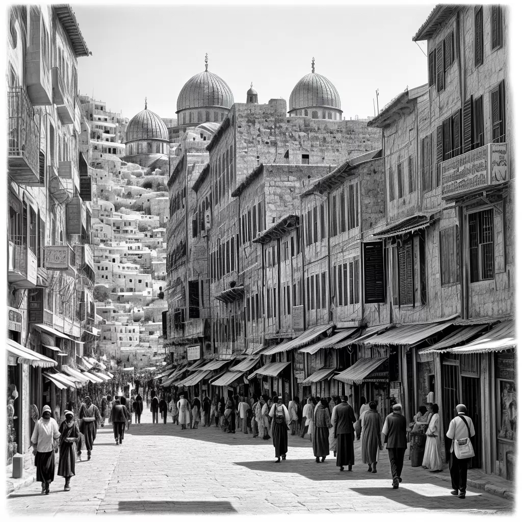 Fotos rua jerusalem vendedores criancas cupula