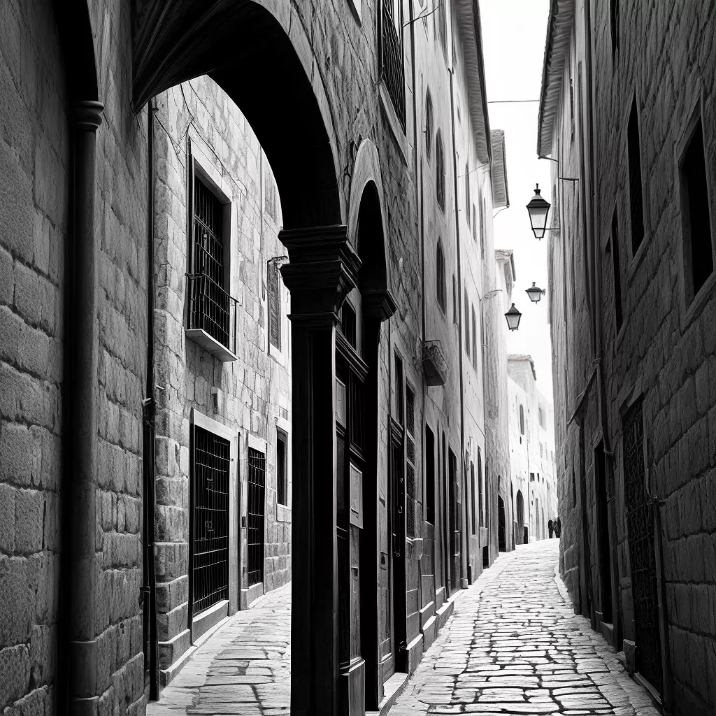 Fotos ilustracao jerusalem ruas pedra