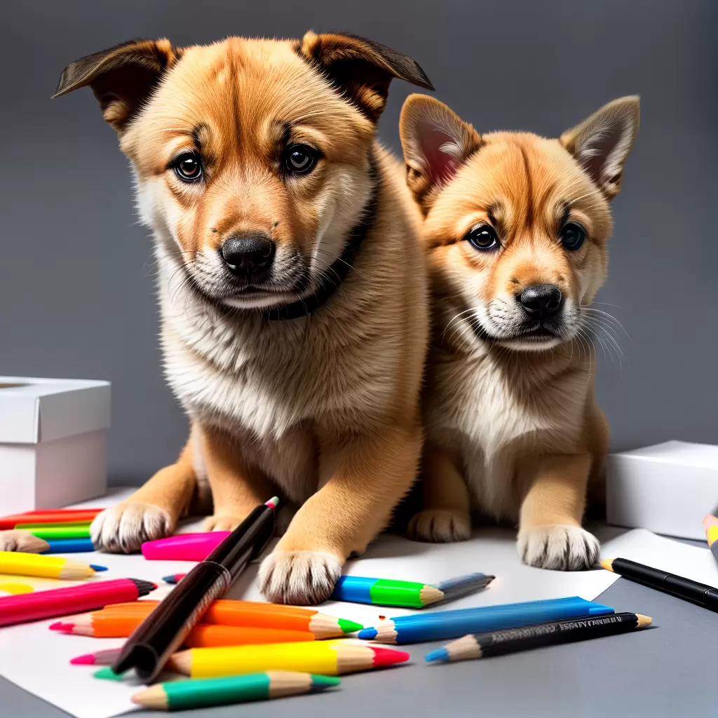 Fotos cachorro kangal colorir caixa crayons