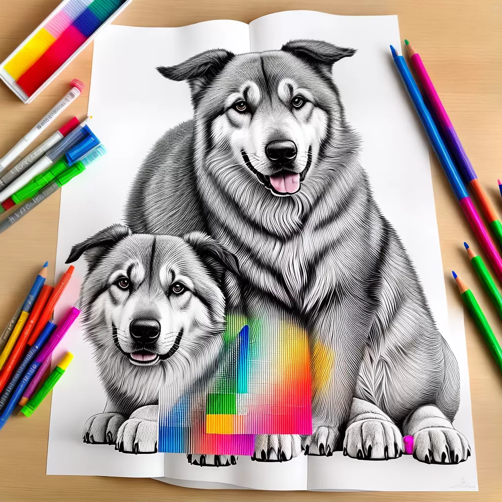 Fotos cachorro kangal filhote colorir 1