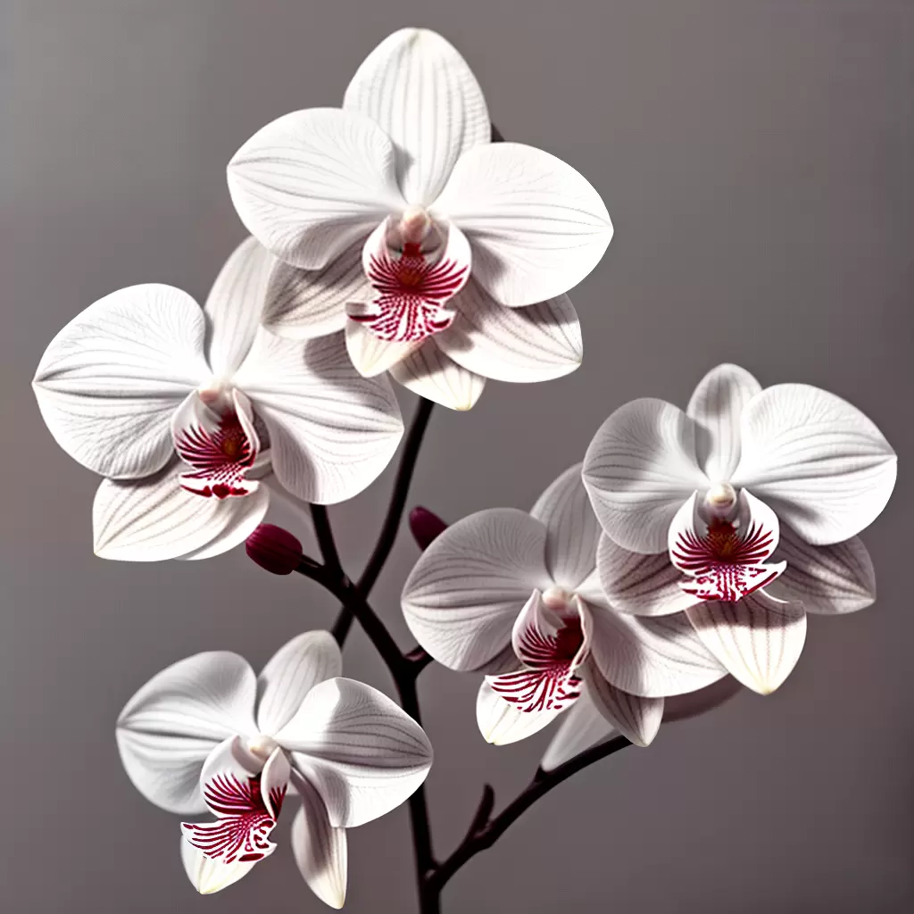 Fotos ilustracao orquidea doritaenopsis rosa branco