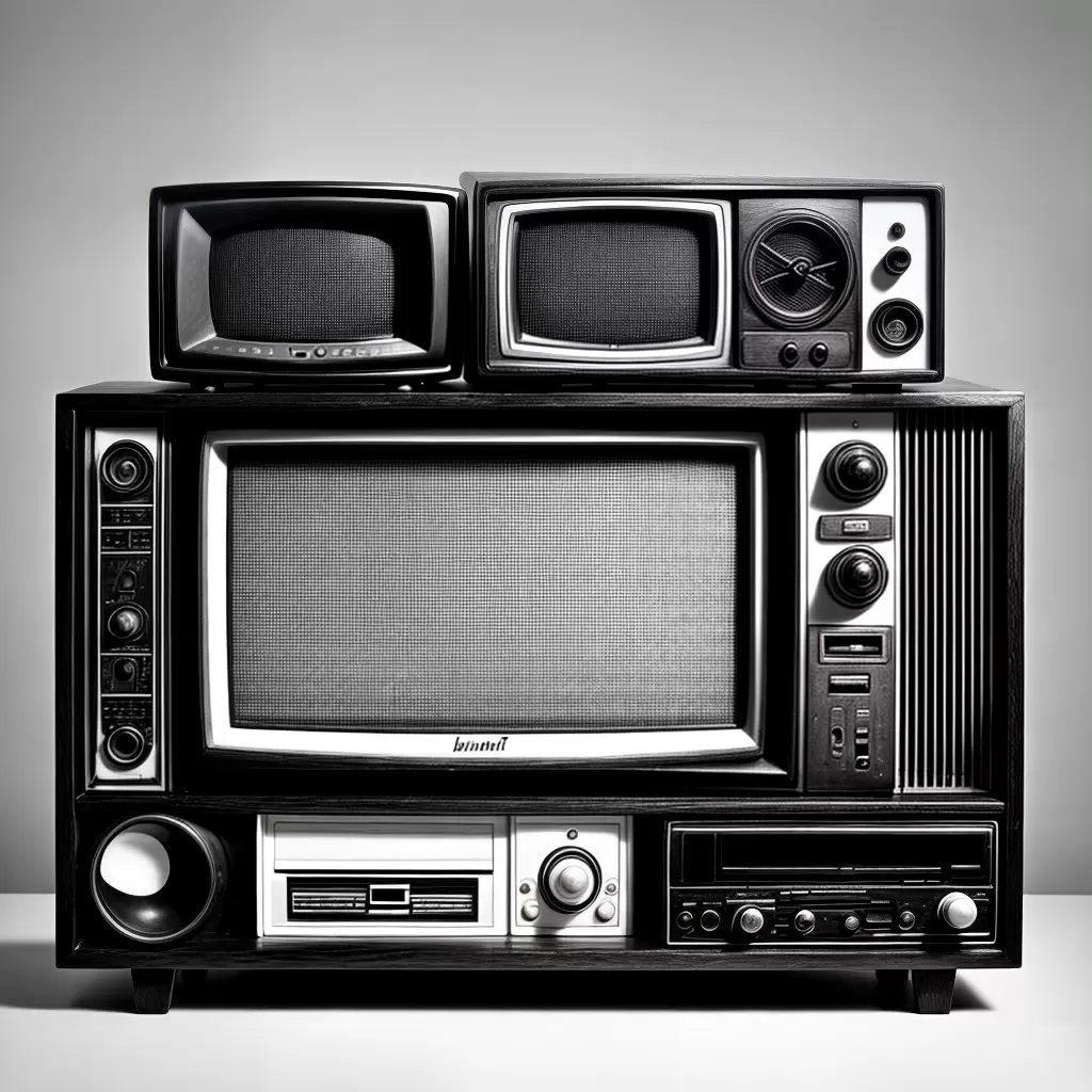 Fotos tv vintage preto branco desenho crianca