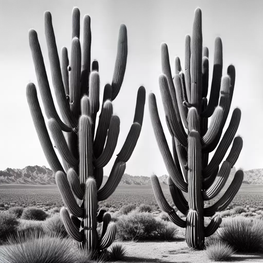 Fotos desenho cacto deserto linhas