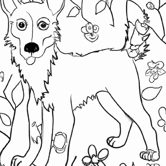 Ideias Desenhos para Imprimir e Colorir de Cachorro de Caca
