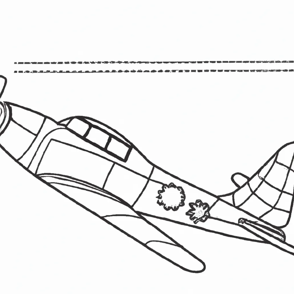 Dicas Desenhos para Imprimir e Colorir de Aviao de Papelao