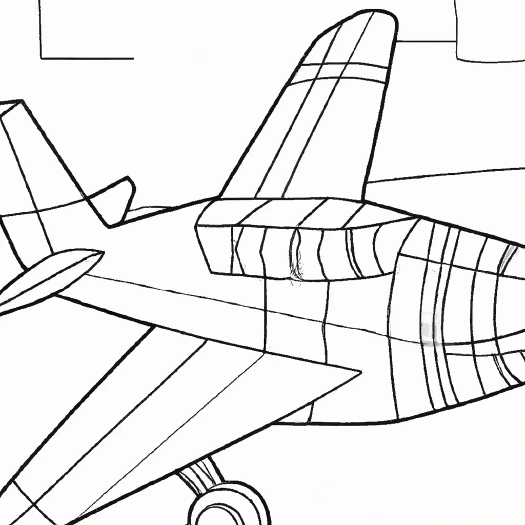 Imagens Desenhos para Imprimir e Colorir de Aviao de Papelao2