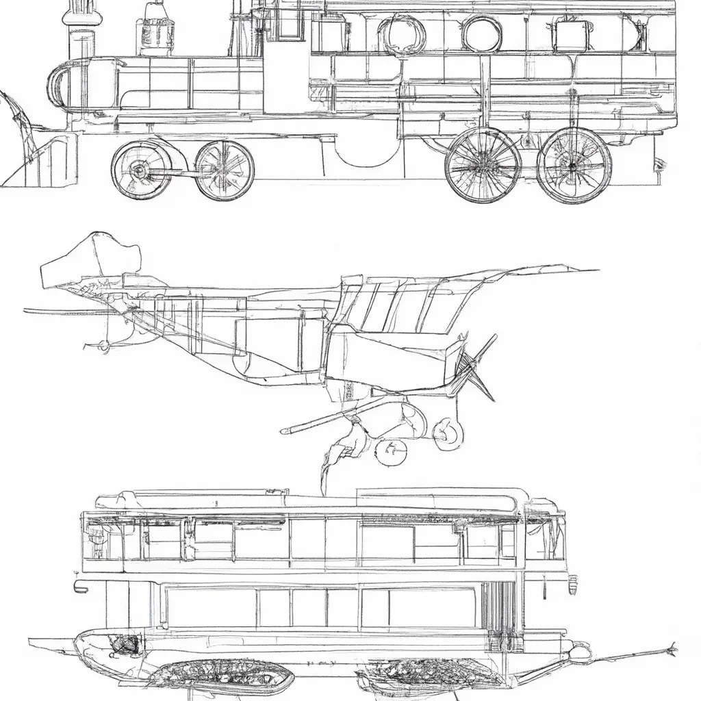 desenhos transportes antigos colorir 2