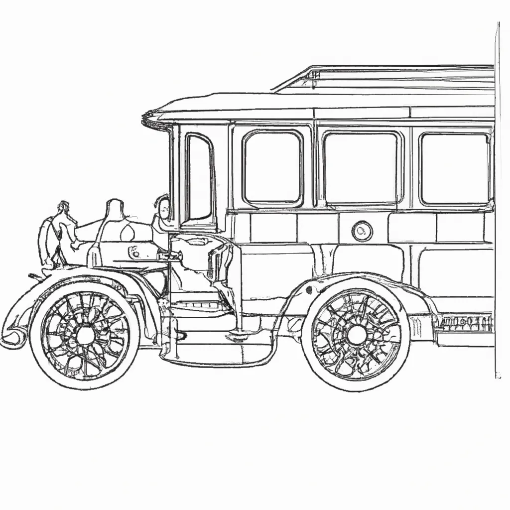 desenhos transportes antigos colorir 9