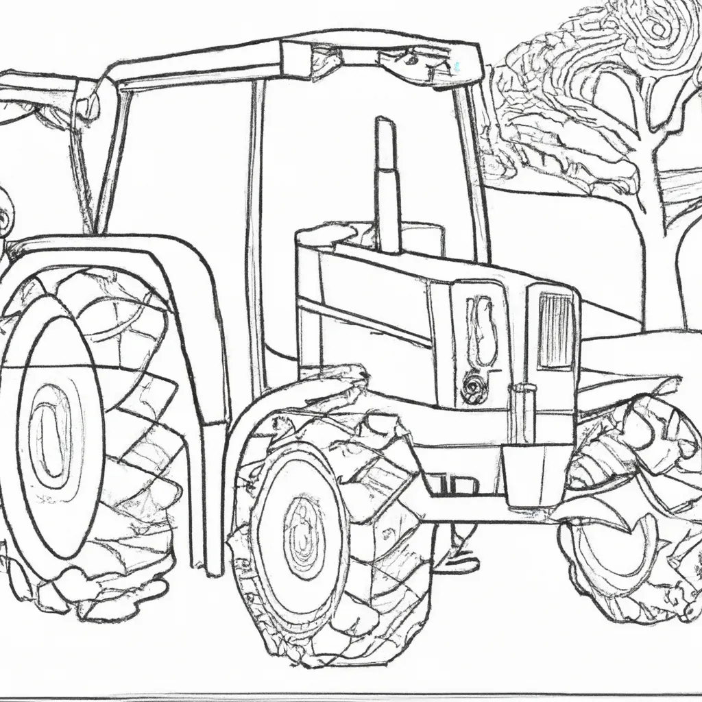 tratores maquinas fazenda desenhos imprimir colorir 5