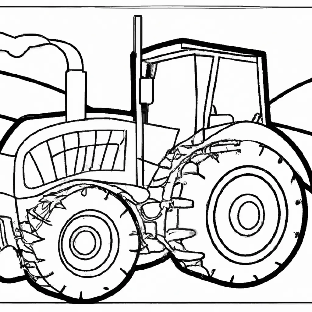 tratores maquinas fazenda desenhos imprimir colorir 6