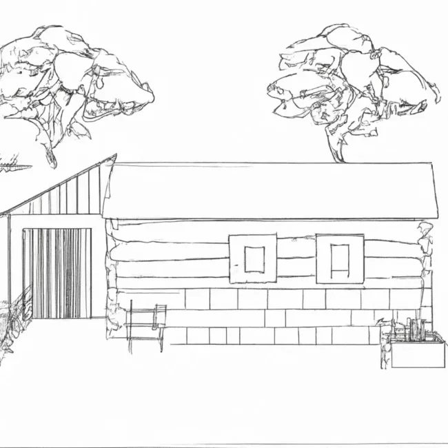 desenhos casas fazenda imprimir colorir 8