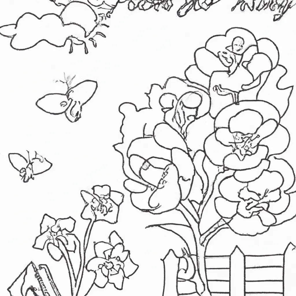 desenhos fazendas floridas imprimir pintar 1 desenhos fazendas floridas imprimir pintar 1
