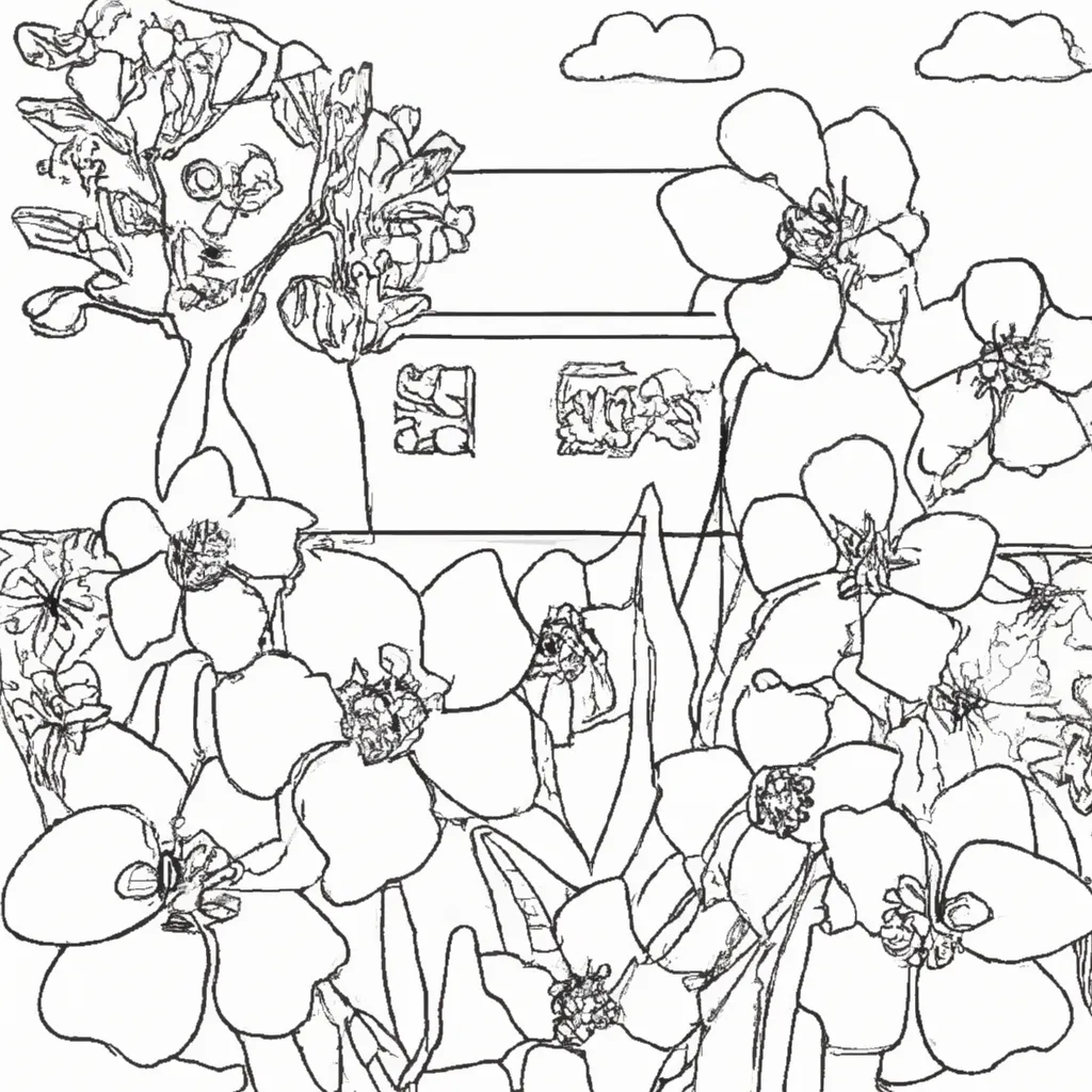 desenhos fazendas floridas imprimir pintar 7 desenhos fazendas floridas imprimir pintar 7