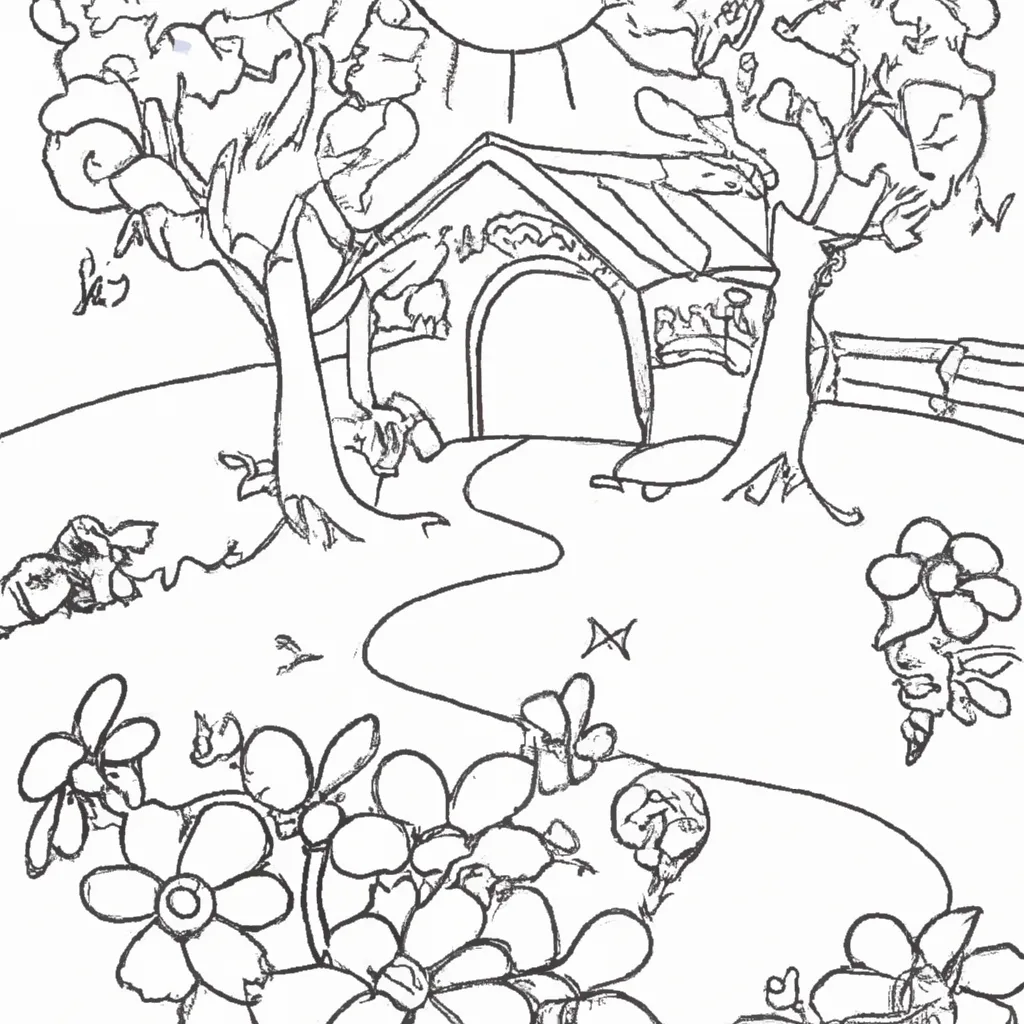 desenhos fazendas floridas imprimir pintar 8 desenhos fazendas floridas imprimir pintar 8