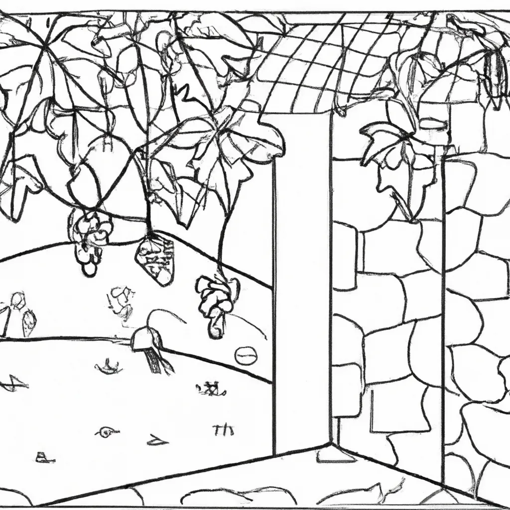 vinhedos encantadores desenhos fazenda imprimir pintar 13