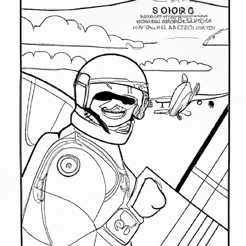 desenhos pilotos aviao imprimir pintar 6