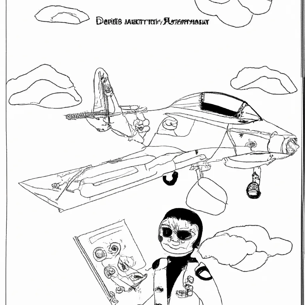 desenhos pilotos aviao imprimir pintar 7