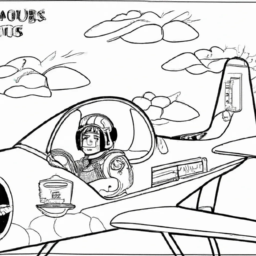 desenhos pilotos aviao imprimir pintar 13