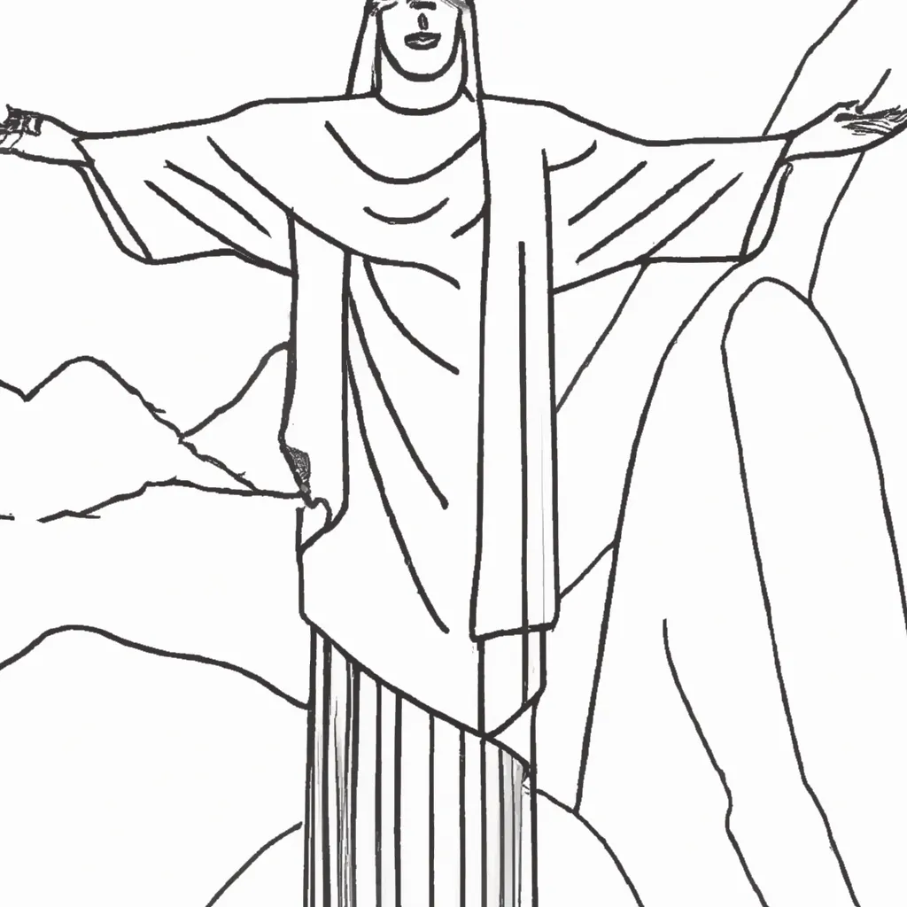 Cristo Redentor Do Rio: Desenhos Para Imprimir E Pintar! – RPZGIY