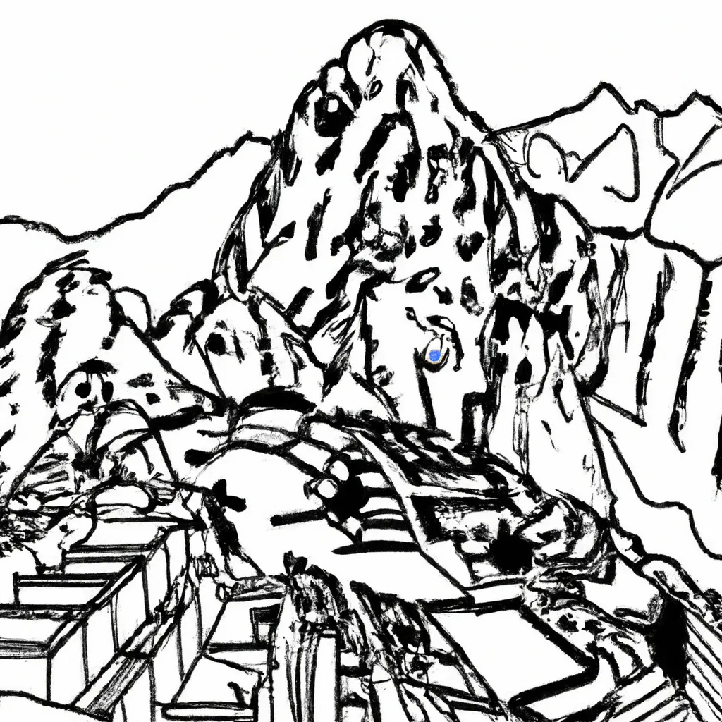 desenhos machu picchu imprimir pintar 13