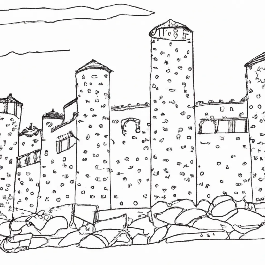 muralla avila desenhos imprimir pintar 3 muralla avila desenhos imprimir pintar 3