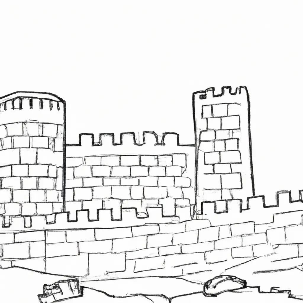 muralla avila desenhos imprimir pintar 6 muralla avila desenhos imprimir pintar 6