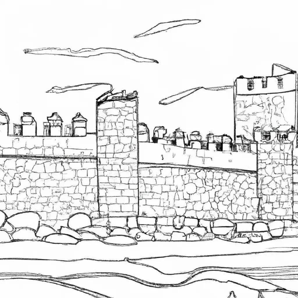 muralla avila desenhos imprimir pintar 13 muralla avila desenhos imprimir pintar 13