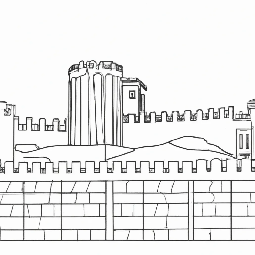 muralla avila desenhos imprimir pintar 14 muralla avila desenhos imprimir pintar 14