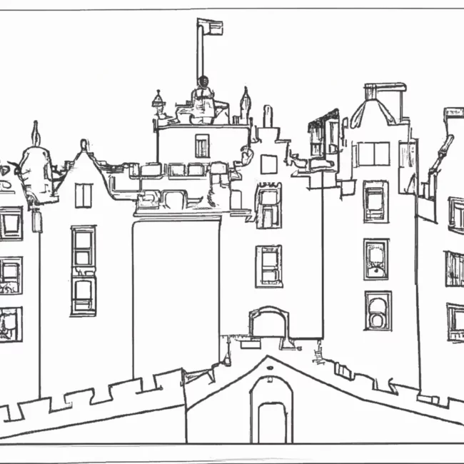 desenhos castelo edimburgo imprimir pintar desenhos castelo edimburgo imprimir pintar