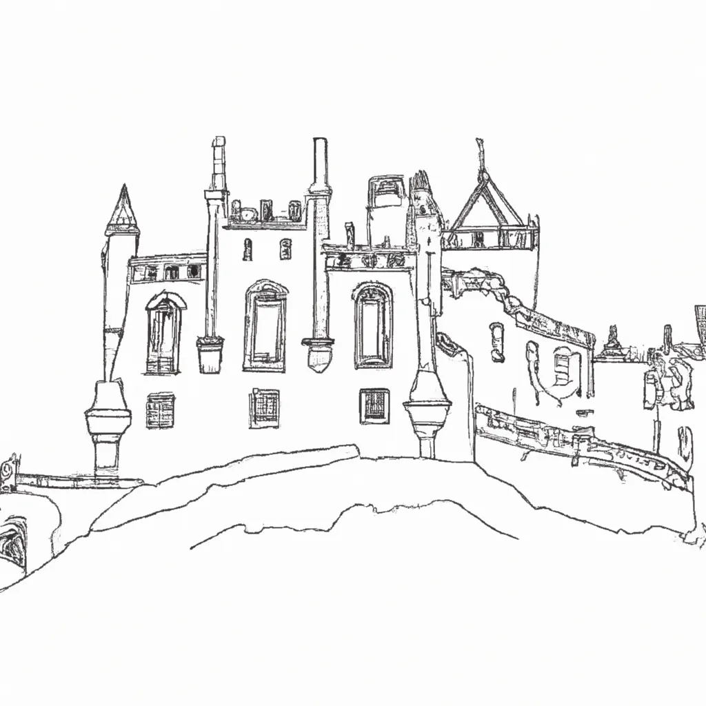 desenhos castelo edimburgo imprimir pintar 2 desenhos castelo edimburgo imprimir pintar 2