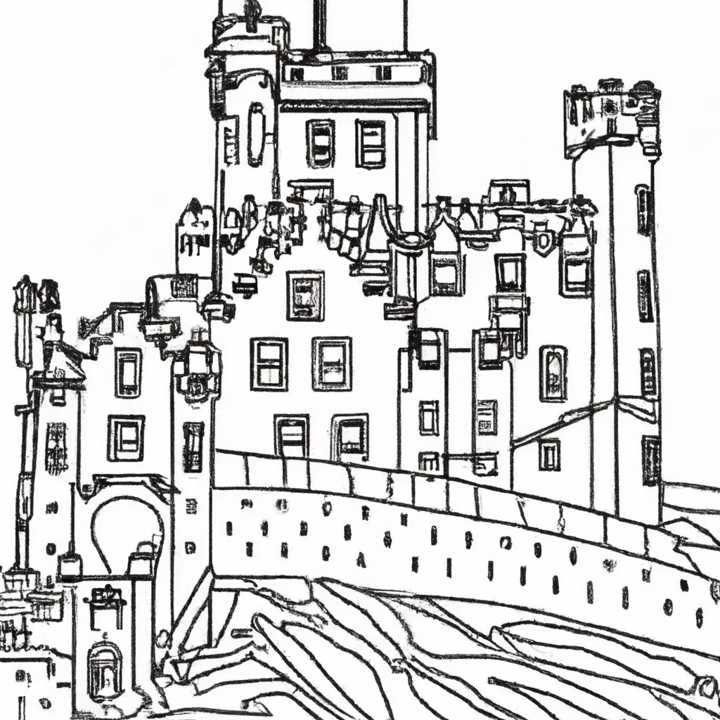 desenhos castelo edimburgo imprimir pintar 8 desenhos castelo edimburgo imprimir pintar 8