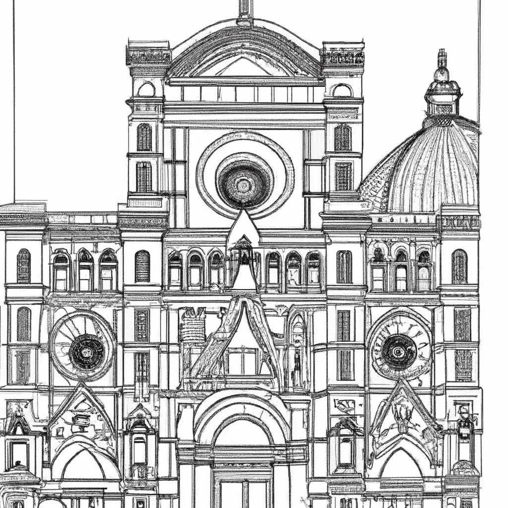 catedral florenca desenhos imprimir pintar catedral florenca desenhos imprimir pintar